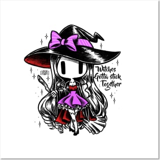 chibi little witch Posters and Art